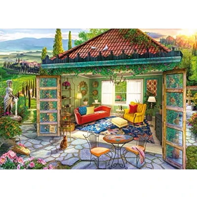 Afbeelding van Ravensburger Puzzle 2D 1000 elementów: Oaza toskańska, Stary design
