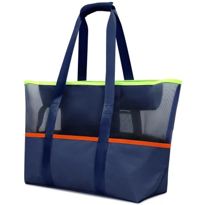 Afbeelding van Ibenzoa® Strandtas met ruime opbergcapaciteit en waterafstotende bodem voor veelzijdig gebruik