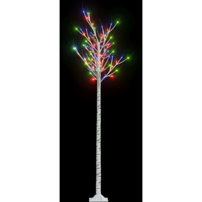 Afbeelding van Kerstboom wilg 200 meerkleurige LED&#039;s binnen en buiten 2,2 m