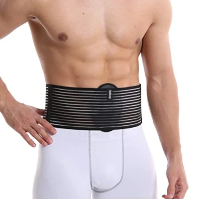Afbeelding van gordel voor navelbreuk. Buikgordel Orthopedische met navelsteun Belltop (L/XL)