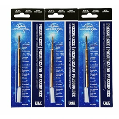Afbeelding van Fisher Space Pen Navulinkt, zwart, 3 stuks SPR4