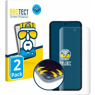 Afbeelding van BROTECT Screenprotector voor Nothing Phone (2) Folie Beschermfolie transparant volledig dekking (2 Stuks)