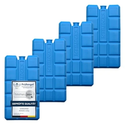 Afbeelding van VonBueren 2 6 koelelementen voor koeltas 12 uur lange koeling ca. 200 g per element 8,1 x 15,2 2,2 cm ook koelbox (4)
