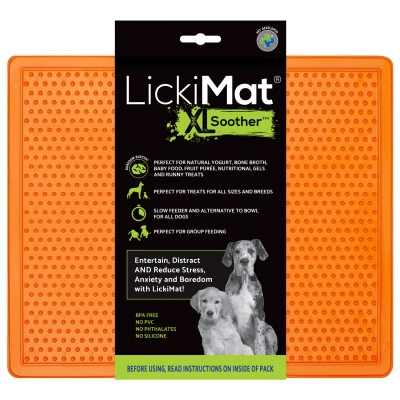 Afbeelding van Lickimat Soother Classic Oranje Large