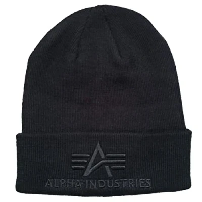 Afbeelding van Alpha Industries Muts, Maat: One Size, Schwarz