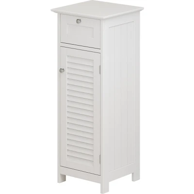 Afbeelding van Vicco Halfhoge kast &quot;Riad&quot;, Wit, 32 x 87 cm met deur en lade
