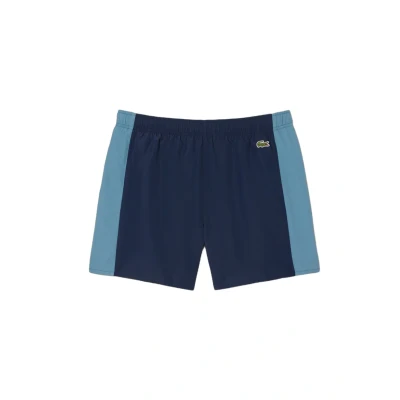 Afbeelding van Lacoste Zwemshort Heren Zwembroek Colorblock Donkerblauw Maat M