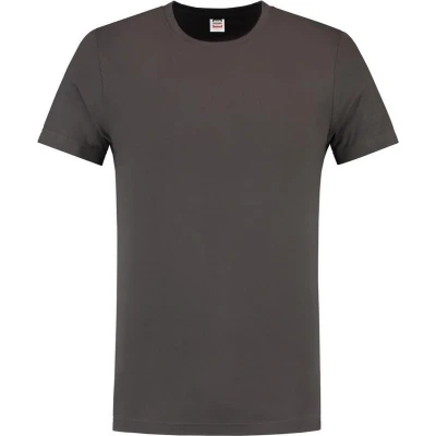 Afbeelding van Tricorp T Shirt Casual 101004 160gr Slim Fit Donkergrijs Maat XS