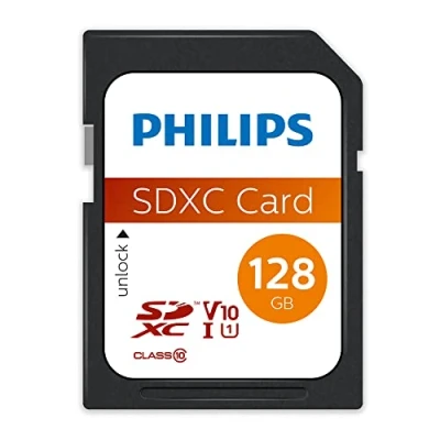 Afbeelding van Philips SDXC geheugenkaart 128GB Class 10 UHS I U1 FM12SD55B