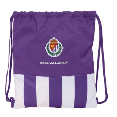 Afbeelding van Rugtas met Koordjes Real Valladolid C.F. Wit Paars 35 x 40 1 cm