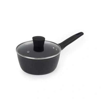 Afbeelding van Russell Hobbs RH03259EU7 Verde Thermocollar 18 cm Saucepan With Lid Healthy Ceramic Non Stick Coating, PFAS Free, Recycled Aluminium Body, Induction Cooking Pot, Temperature Indicator Cookware