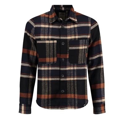 Afbeelding van Key Largo Zermatt Checks Lichte jas, Heren, Maat: Large, Navy