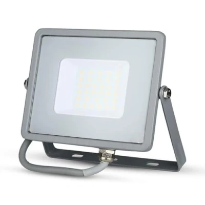 Afbeelding van V TAC VT 30 G Grijze LED Schijnwerpers Samsung IP65 30W 2400 Lumen 3000K 5 Jaar