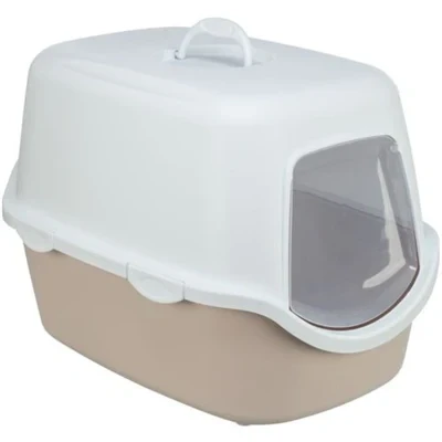 Afbeelding van Trixie kattenbak vico blush / wit 56x40x40 cm