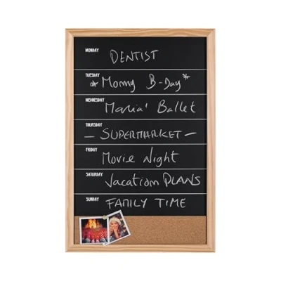 Afbeelding van Bi Office Krijtbord weekplanner, 40 x 60 cm