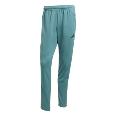 Afbeelding van adidas Heren Train Essentials 3 Stripes Training Pants, preloved teal/black, M