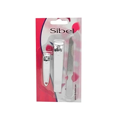 Afbeelding van Nagelknipper Set Met Vijl 3st.