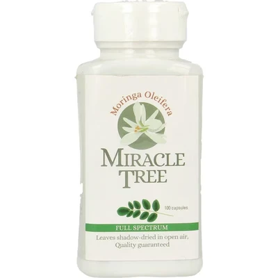 Afbeelding van Moringa Oleifera Miracle Tree Capsules 100CP