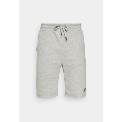 Afbeelding van Alpha Industries Basic SL Trainingsbroek, Heren, Maat: Medium, Grey heather