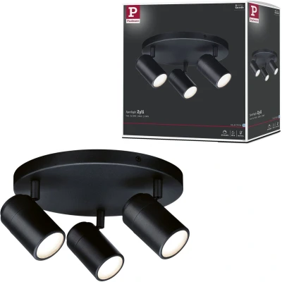 Afbeelding van Paulmann 66776 Plafondlamp GU10 Zwart (mat)