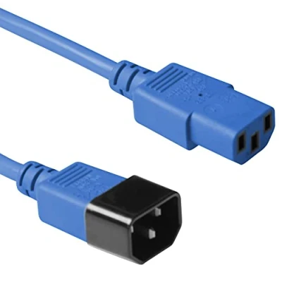Afbeelding van C14 naar C13 kabel ACT 1.2 meter (Blauw)