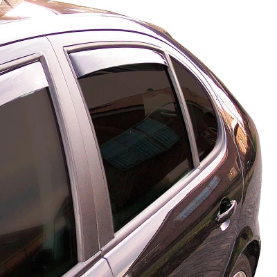 Afbeelding van ClimAir Zijwindschermen Master Dark (achter) passend voor Suzuki Grand Vitara 5 deurs 2005