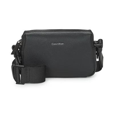 Afbeelding van Calvin Klein MUST Camera BAG Schoudertas, Heren, Maat: One Size, Black caviar