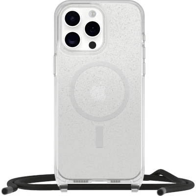 Afbeelding van OtterBox React Necklace geschikt voor iPhone 15 Pro Max Hoesje met Koord Glitter