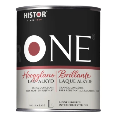 Afbeelding van ONE by Histor Lak Alkyd Hoogglans 1 liter