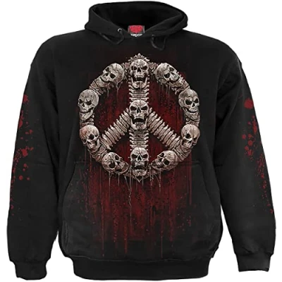Afbeelding van Spiral WAR KILLS Hoodie/trui M Zwart