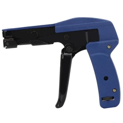 Afbeelding van Kabelbinderpistool Blauw Chroom Vanadium Gelegeerd Staal Nylon Kabelbinder Vastdraaien En Snijden Kabelbinderbevestiging Klemgereedschap
