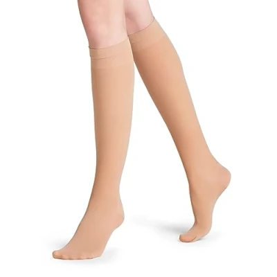 Afbeelding van FALKE Dames Kniekousen Vitalize 40 DEN W KH Halfdoorzichtig Met compressie 1 Paar, Huidskleur (Cocoon 4059), 39 42
