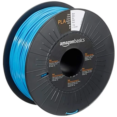 Afbeelding van Amazon Basics 3D printerfilament, PLA, 1,75 mm, blauw, spoel van 1 kg