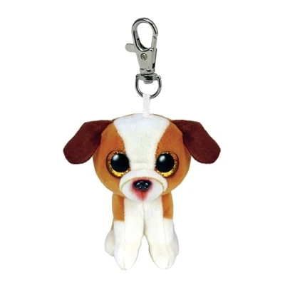 Afbeelding van Ty Beanie Boos Clip Knuffel Bulldog Hugo 7 Cm