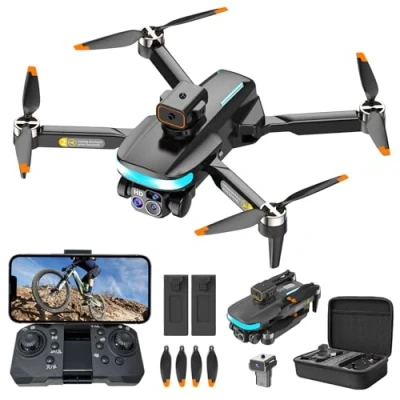 Afbeelding van OBEST Mini drone met 4K camera, RC opvouwbare wifi drone, 2 batterijen, 360 hindernisvermijding, automatische terugkeer, headless modus, quadcopter, speelgoed en geschenken