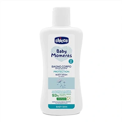 Afbeelding van Chicco Baby Skin lichaamsbad&#039;zonder tranen&#039; bescherming, 200 ml, 0 M+