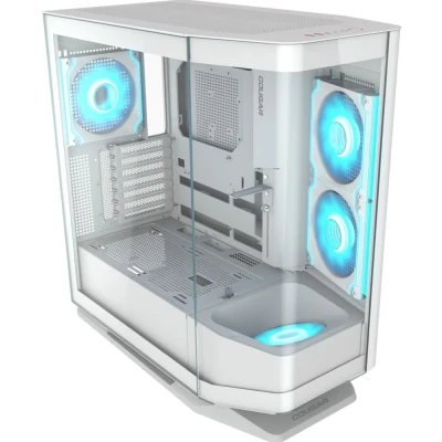 Afbeelding van COUGAR FV270 gebogen gehard glas PC behuizing Ruim interieur voor high end componenten met superieur luchtstroomontwerp zwart (wit RGB)