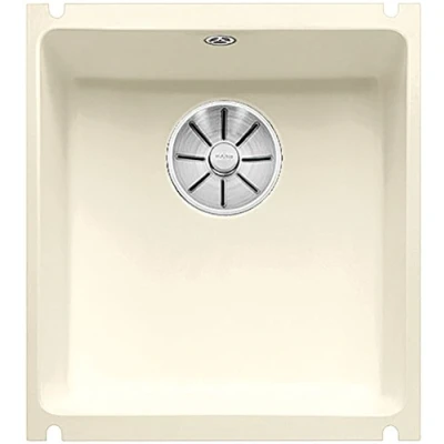 Afbeelding van Blanco Subline 375 U Enkele spoelbak in magnolia glanzend 523727