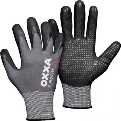 Afbeelding van Werkhandschoen OXXA X Pro Flex Plus 51 295 Maat 11 XXL Zwart/Grijs
