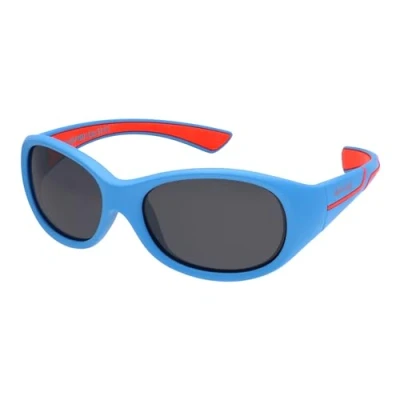Afbeelding van Active Sol Kids @School Sports Zonnebril meisjes en jongens 100% UV 400 bescherming onverwoestbaar flexibel rubber 5 10 jaar slechts 22 gram (antraciet/groen)