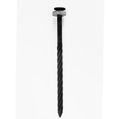 Afbeelding van Hjz golfplaatnagel zwart 4.5x65mm gefosfateerd staal platkop inclusief neopreenring (Per 100 stuks)