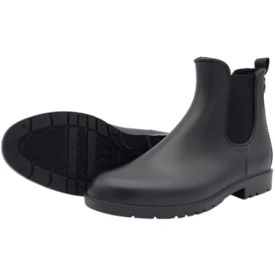 Afbeelding van PFIFF PVC Jodhpur enkellaarsjes, enkellaarzen met binnenvoering, winterlaarzen gevoerd, zwart, kinderen dames, 35 41, 37 EU