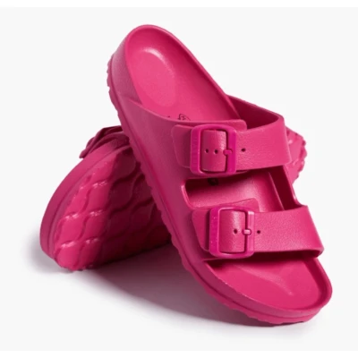Afbeelding van Plakton Wanda Badslippers, Dames, Maat: 37, Fuxia Kunststof