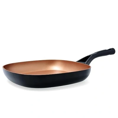 Afbeelding van Gladde Grillpan Pyrex Action Vierkant Metaal Ø 28 cm