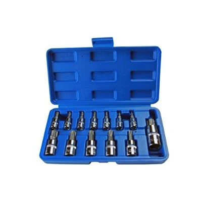 Afbeelding van US PRO B2067 13st Torx Bit Socket Set T8 T70 + Opbergkoffer
