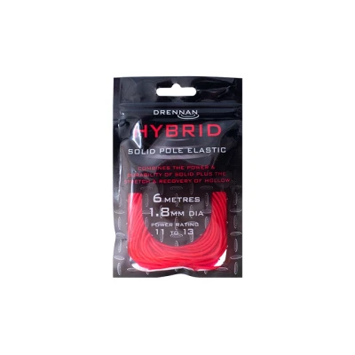 Afbeelding van Drennan Hybrid Solid Pole Elastic (6m) Maat : 1.8mm Red