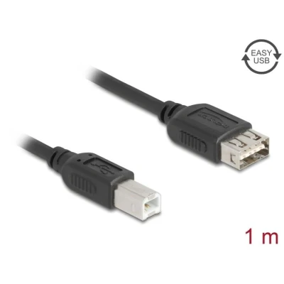 Afbeelding van Delock USB 2.0 Kabel Typ B Stecker zu EASY A Buchse 1 m