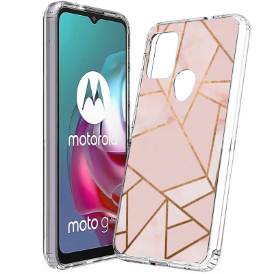 Afbeelding van Motorola Moto G30 Hoesje Siliconen en TPU (zacht) iMoshion Softcase/Backcover Roze Telefoonhoesje