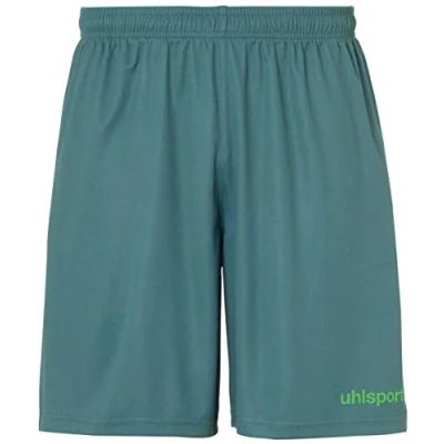 Afbeelding van Uhlsport Center Basic Short Kinderen Donkergroen / Fluo Groen Maat: 140