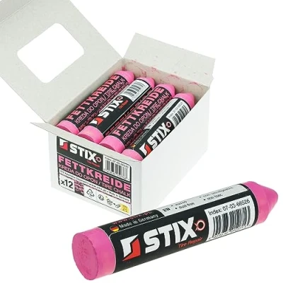 Afbeelding van Stix Automotive Equipment 1 x bandenkrijt vet krijt roze bandenmarkering marker markeerkrijt